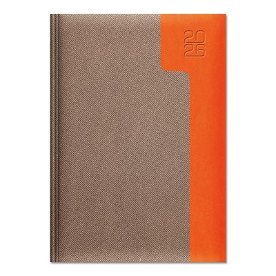 brązowo pomarańczowy