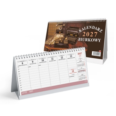 SB1 Kalendarz biurkowy poziomy