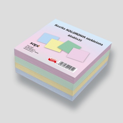 ARTYKUŁY BIUROWE - kostki kolorowe